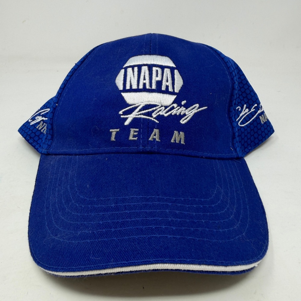 NAPA Racing Team Hat Unisex OSFA Blue NASCAR IndyCar NHRA ARCA Outlaws EUC